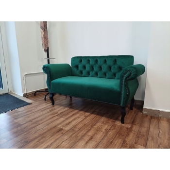 Kanapa sofa glamour dwuosobowa